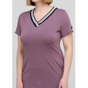 Лілова сукня-футболка Romeo Life однотонна 7303-25